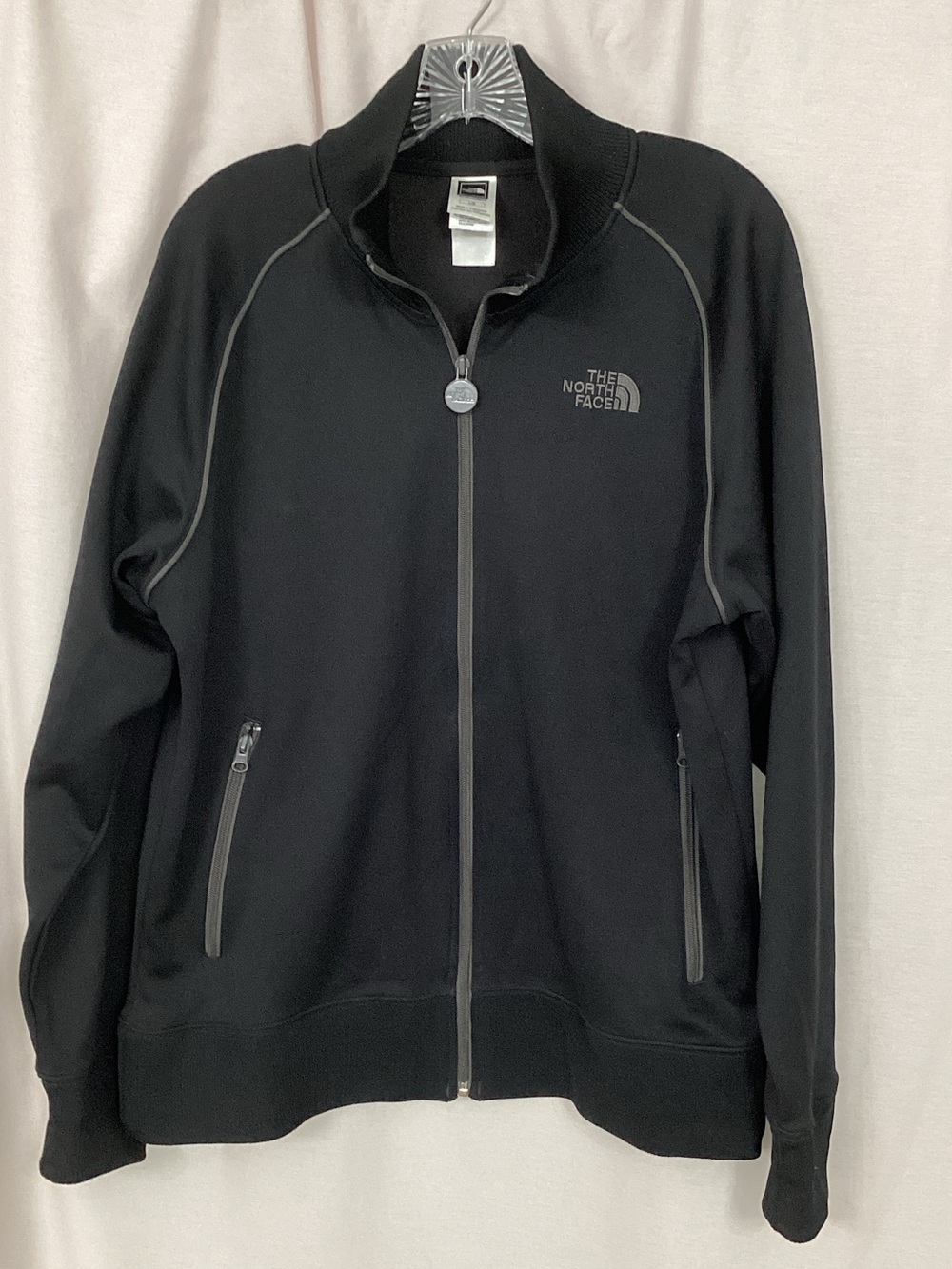 The North Face Men’s Black Zip-Up Sweater Jacket